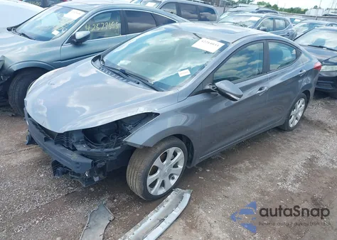 2012 Hyundai Elantra Limited from USA, damaged, VIN 5NPDH4AE5CH094654